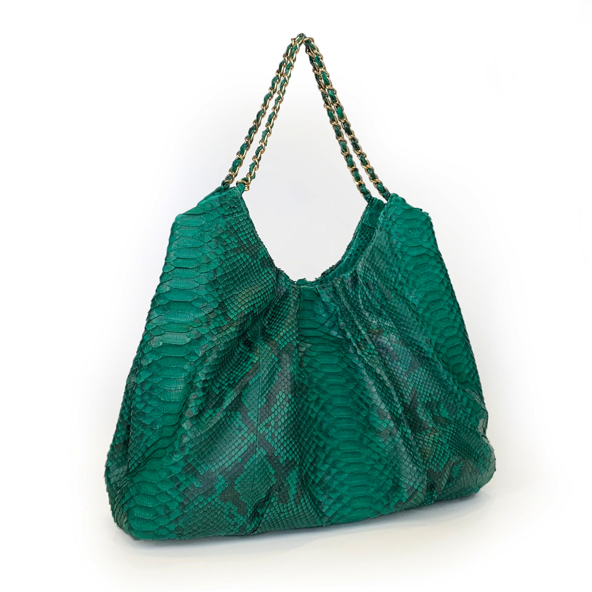 green python bag