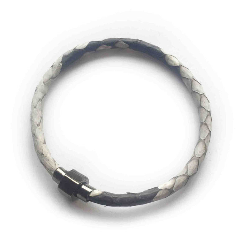 NATURAL PYTHON LEATHER BRACELET For Her by LAYKH
